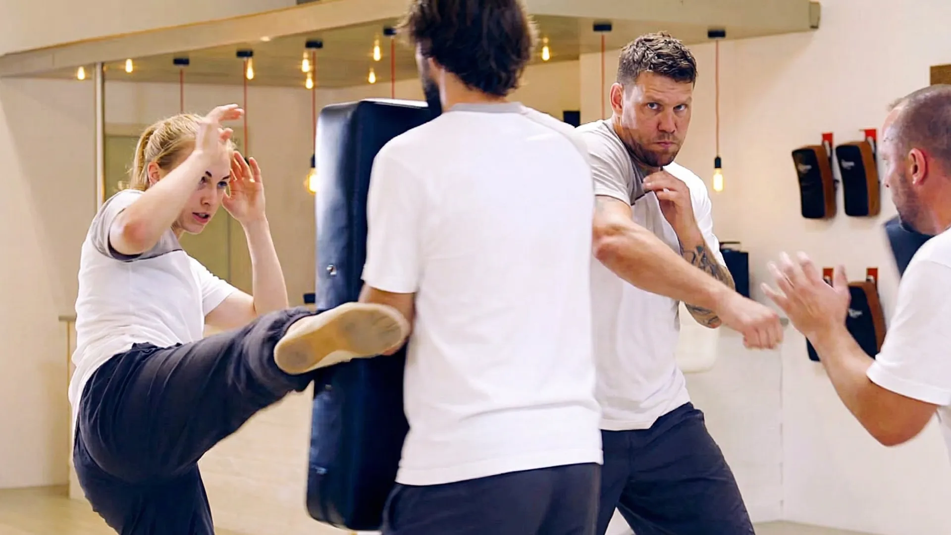 WingTsun Training in der Schule Dieburg